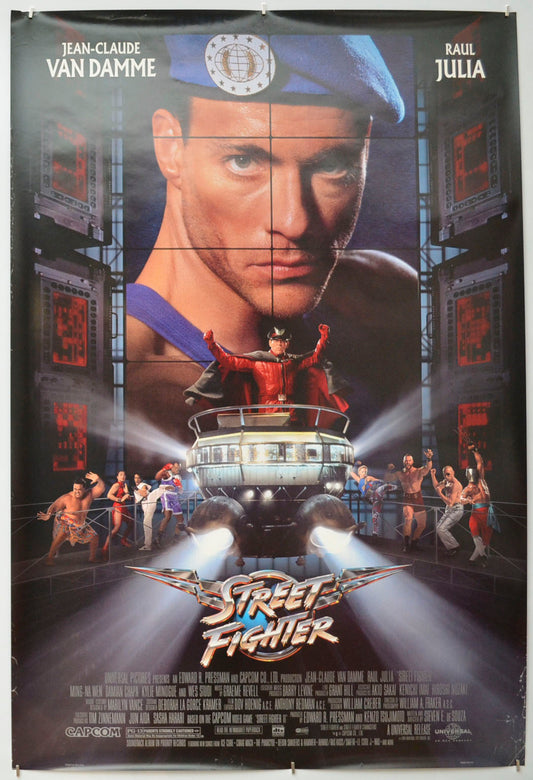 Street Fighter Original One Sheet Poster - Film Poster - Movie Poster