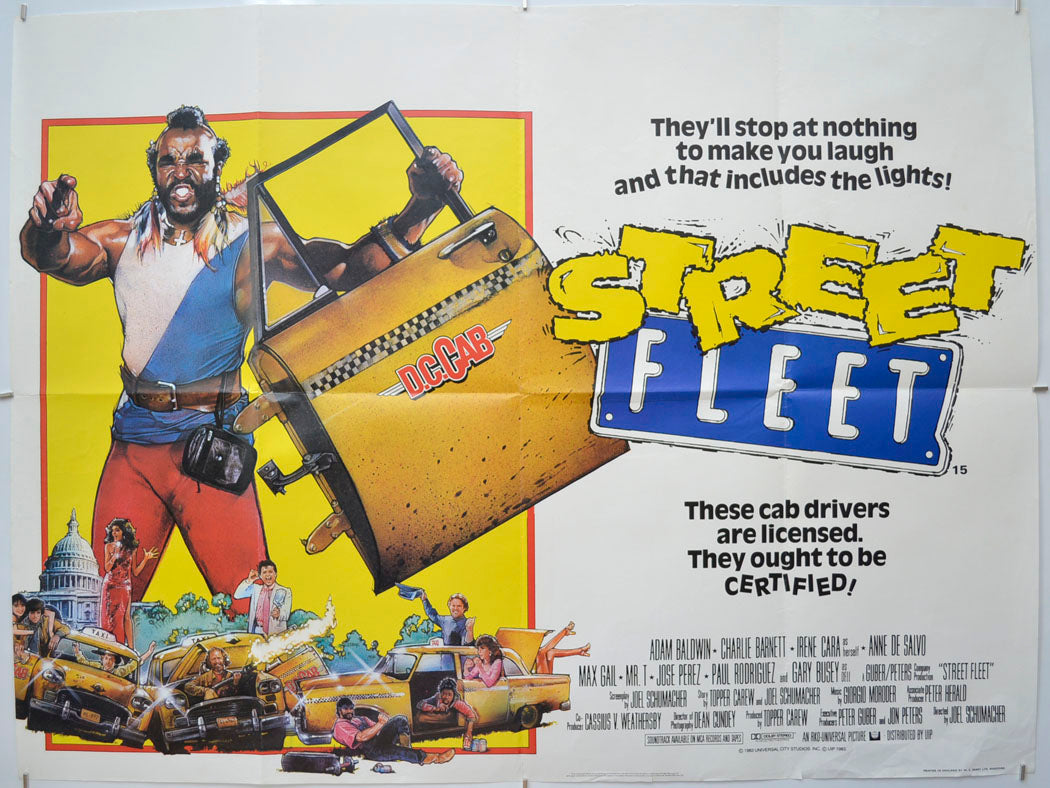 Street Fleet (a.k.a. D.C. Cab) Original Quad Poster - Film Poster - Movie Poster