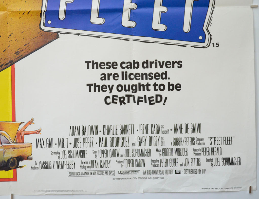 STREET FLEET (Bottom Right) Cinema Quad Movie Poster 