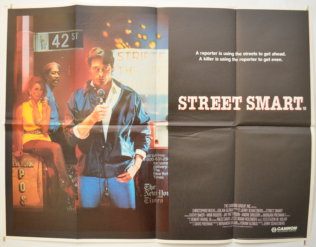 Street Smart Original Quad Poster - Film Poster - Movie Poster  