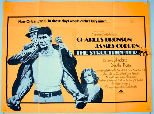 The Streetfighter  (a.k.a. Hard Times)   Original British Quad Poster - Movie Poster