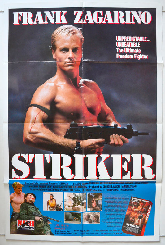 Striker Original One Sheet Poster - Movie Poster