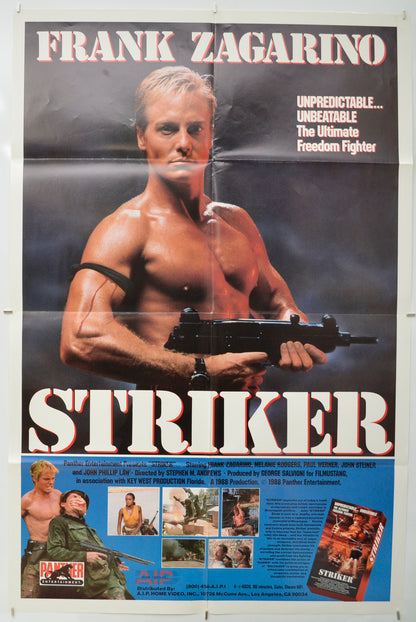 Striker  Original One Sheet Poster - Film Poster - Movie Poster