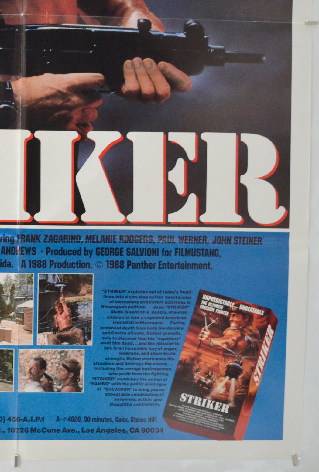 STRIKER (Bottom Right) Cinema One Sheet Movie Poster 