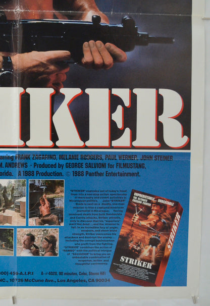 STRIKER (Bottom Right) Cinema One Sheet Movie Poster 