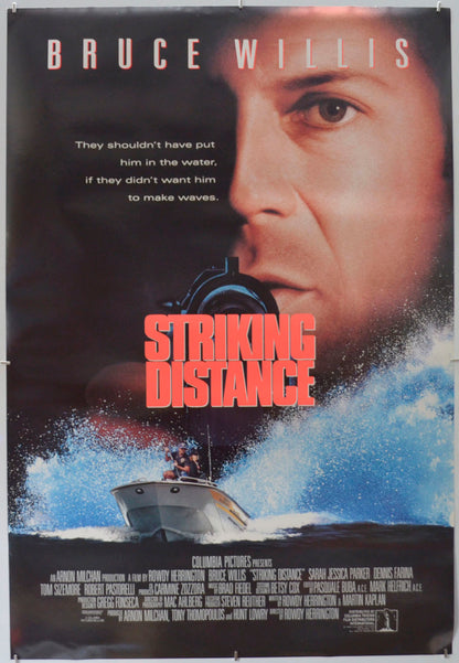 Striking Distance Original One Sheet Poster - Film Poster - Movie Poster