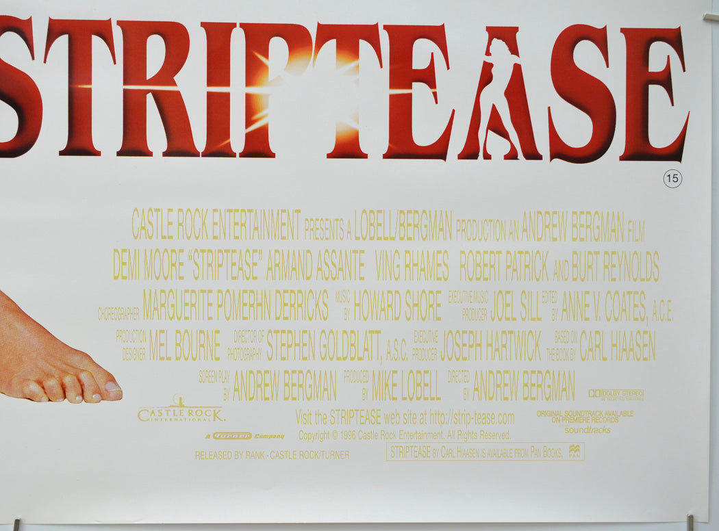 Striptease (Bottom Right) Cinema Quad Movie Poster 