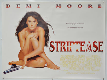 Striptease - Original Quad Poster - Film Poster - Movie Poster