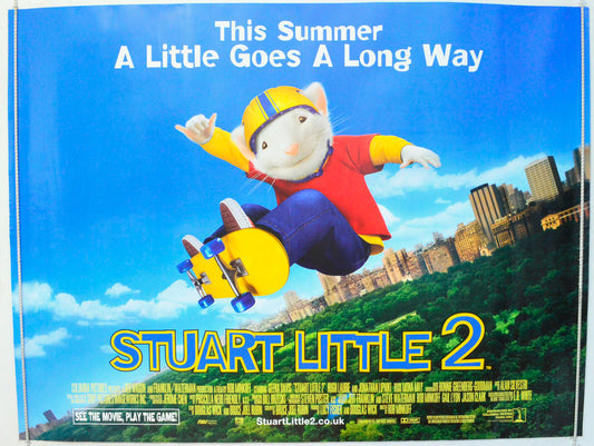 Stuart Little 2 Original British Quad Poster - Film Poster - Movie Poster 