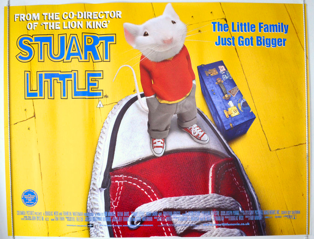 Stuart Little Original British Quad Poster - Movie Poster