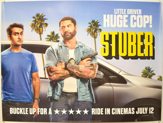 Stuber (Teaser / Advance Version)  Original Quad Poster - Film Poster - Movie Poster