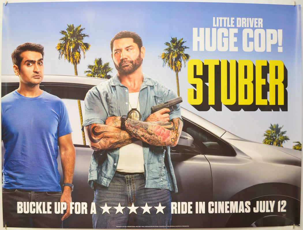 Stuber (Teaser / Advance Version)  Original Quad Poster - Film Poster - Movie Poster