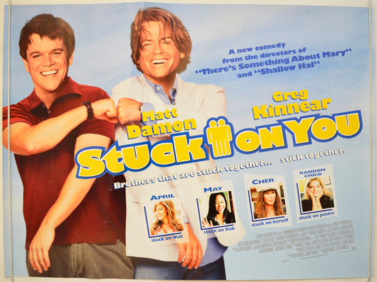 Stuck On You  Original Quad Poster - Film Poster - Movie Poster 