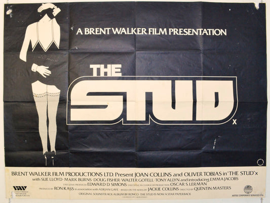 The Stud  Original British Quad Poster - Film Poster - Movie Poster