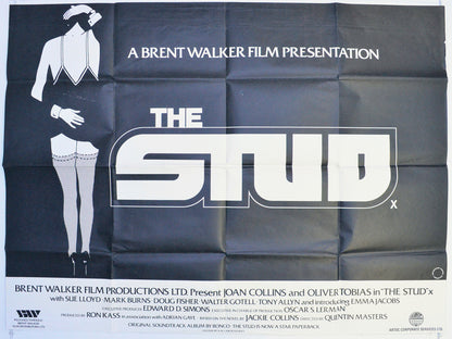 The Stud  Original British Quad Poster - Film Poster - Movie Poster 