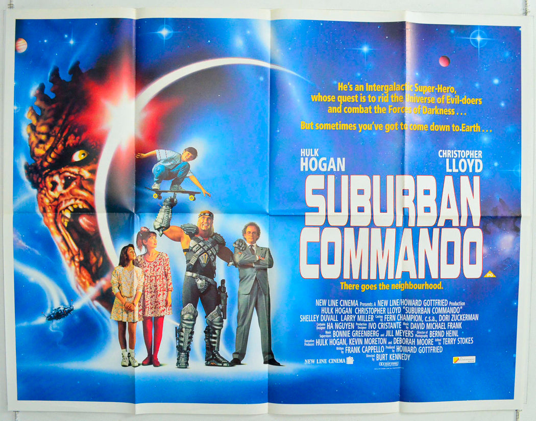 Suburban Commando Original British Quad Poster - Film Poster - Movie Poster 