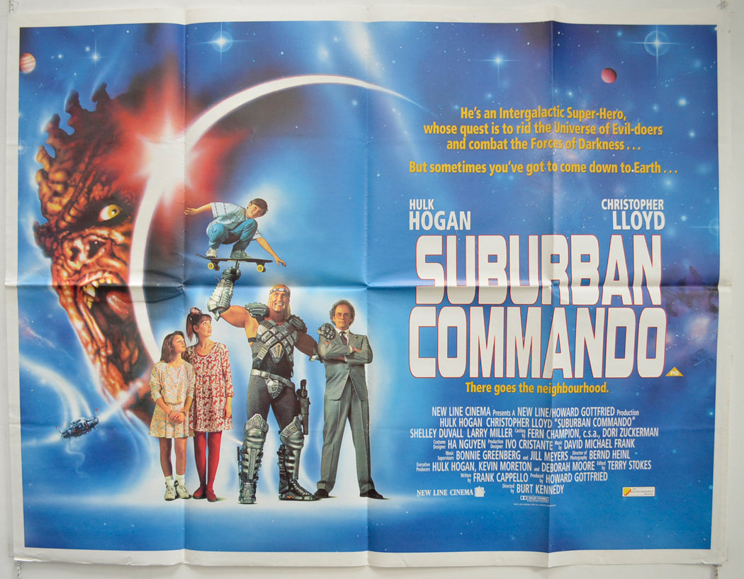 Suburban Commando  Original British Quad Poster - Film Poster - Movie Poster 