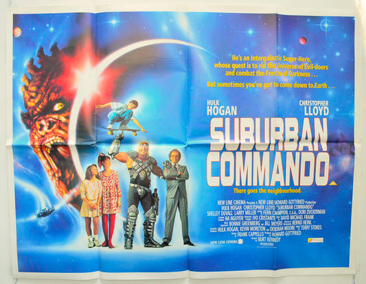 Suburban Commando Original Quad Poster - Film Poster - Movie Poster  