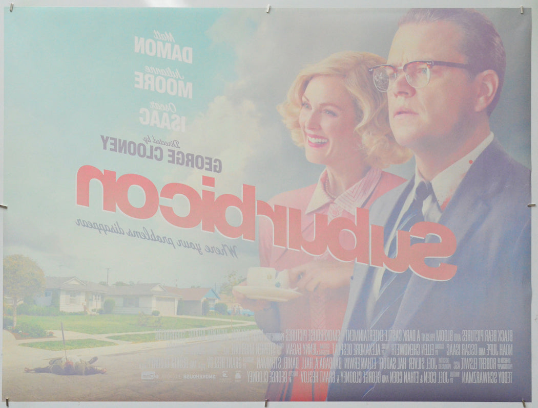Suburbicon (Back) Cinema Quad Movie Poster 