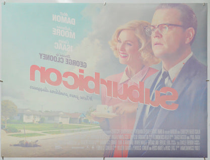 Suburbicon (Back) Cinema Quad Movie Poster 