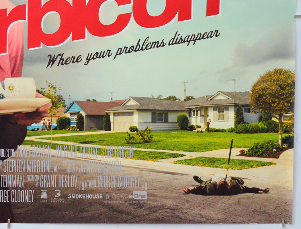 Suburbicon (Bottom Right) Cinema Quad Movie Poster 
