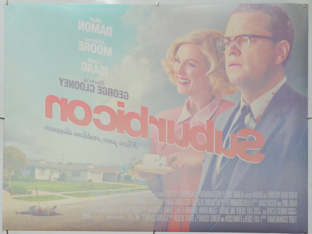 Suburbicon (Back) Cinema Quad Movie Poster 