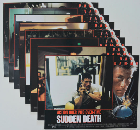 SUDDEN DEATH (Full View) Cinema Set of Lobby Cards  