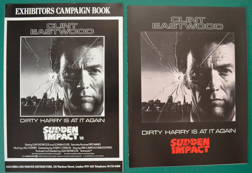 Sudden Impact   Original 6 Page Cinema Exhibitors Campaign Press Book 