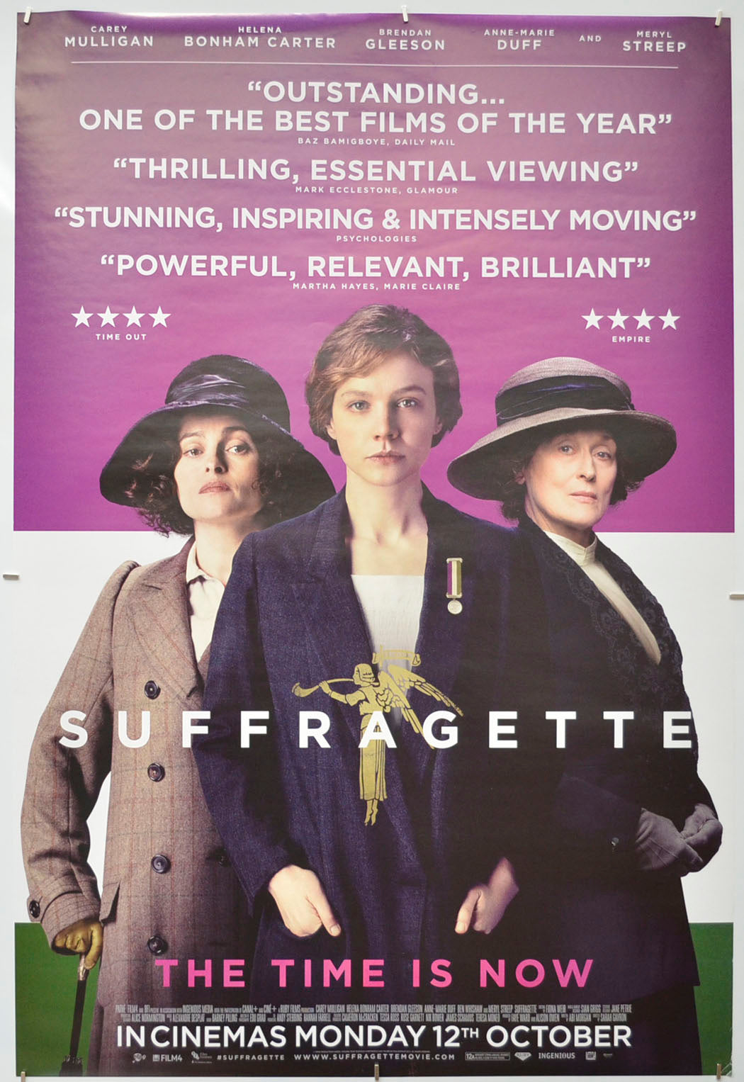 Suffragette Original One Sheet Poster - Film Poster - Movie Poster