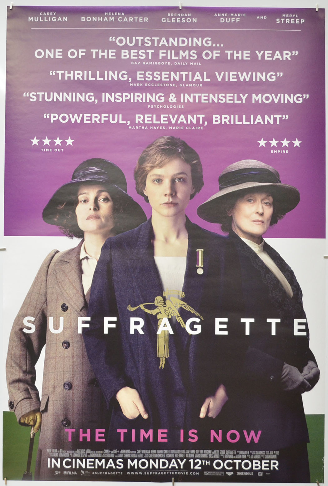 Suffragette Original One Sheet Poster - Film Poster - Movie Poster