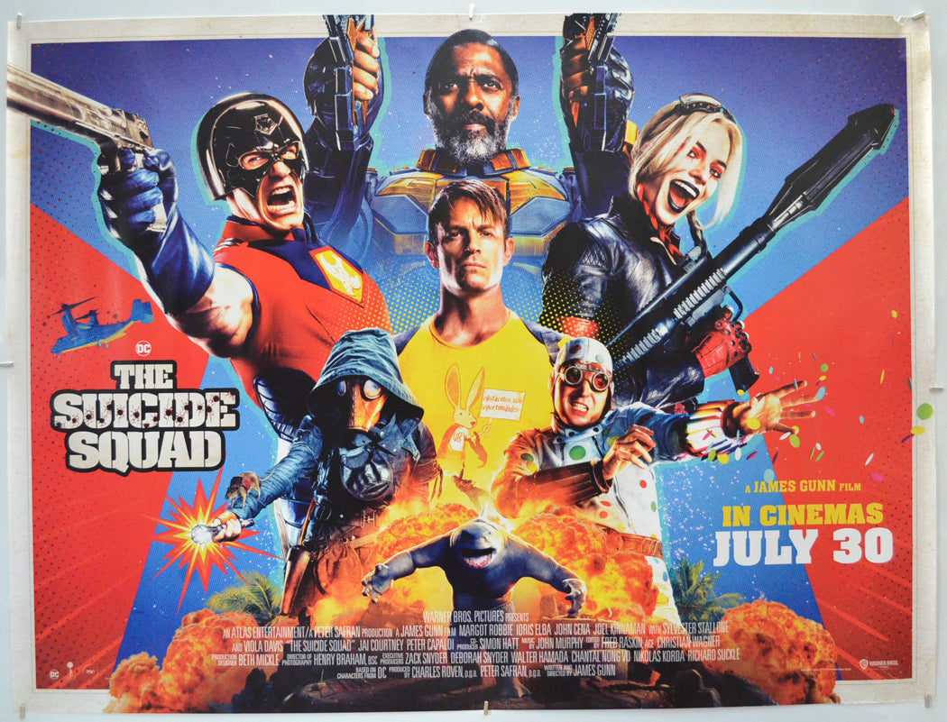 The Suicide Squad - Original Quad Poster - Film Poster - Movie Poster