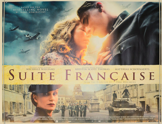 Suite Francaise Original Quad Poster - Film Poster - Movie Poster  