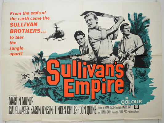 Sullivan's Empire Original Quad Poster - Film Poster - Movie Poster  