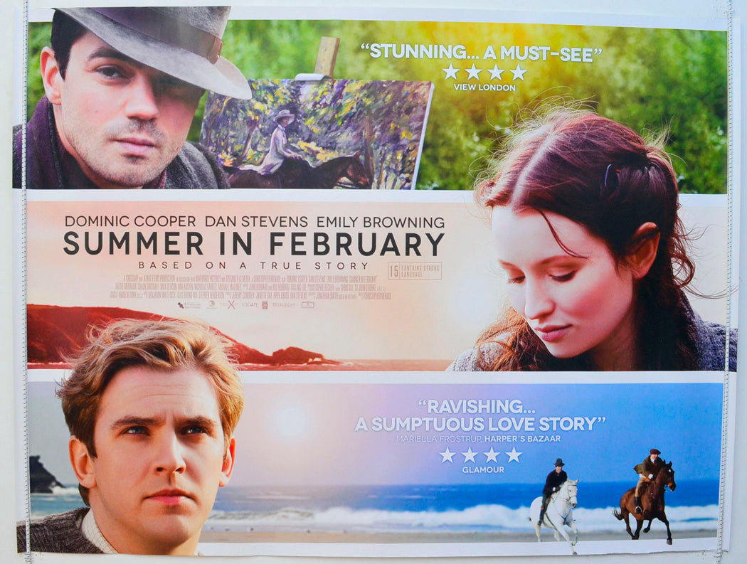 Summer In February Original British Quad Poster - Film Poster - Movie Poster 