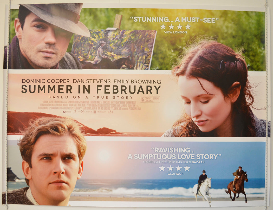 Summer In February  Original British Quad Poster - Film Poster - Movie Poster 