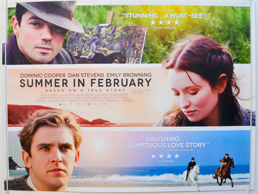 Summer In February Original British Quad Poster - Film Poster - Movie Poster 