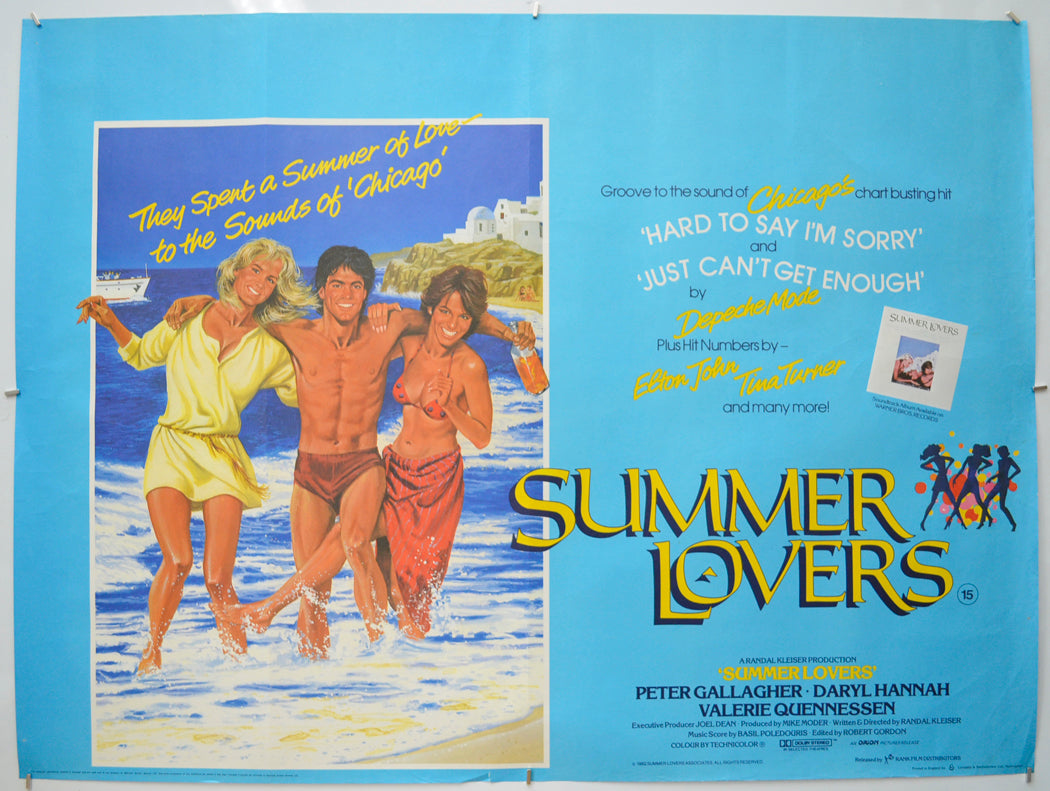 Summer Lovers Original Quad Poster - Film Poster - Movie Poster