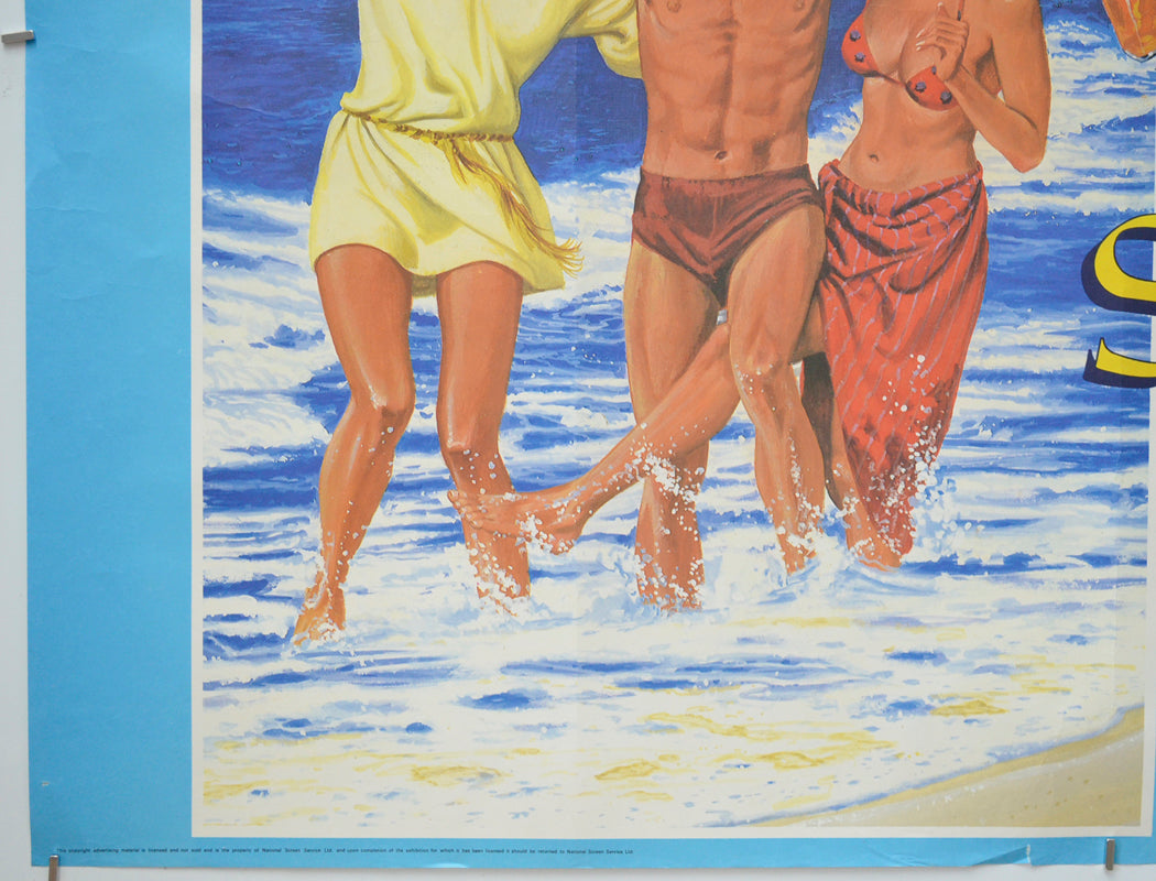 SUMMER LOVERS (Bottom Left) Cinema Quad Movie Poster 