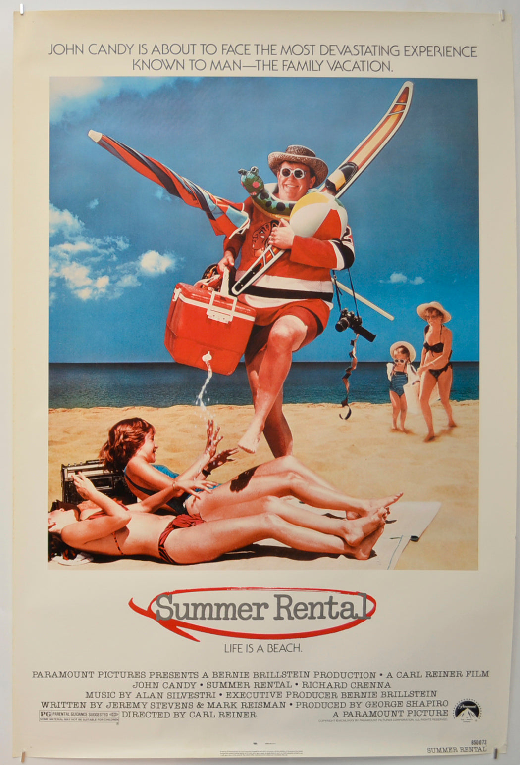 Summer Rental  Original One Sheet Poster - Film Poster - Movie Poster