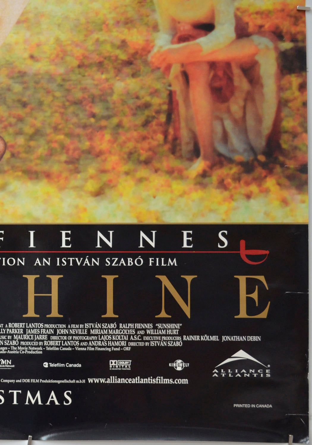 SUNSHINE (Bottom Right) Cinema One Sheet Movie Poster 