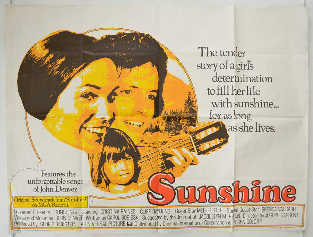 Sunshine Original Quad Poster - Film Poster - Movie Poster  