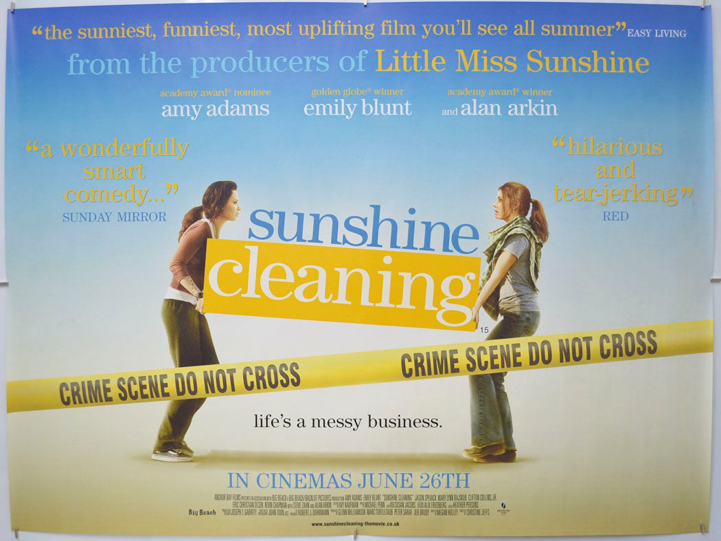 Sunshine Cleaning Original Quad Poster - Film Poster - Movie Poster