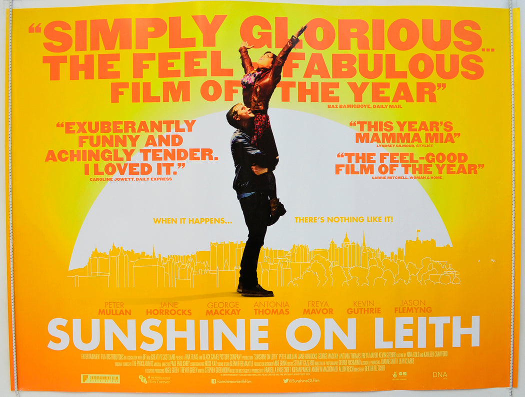 Sunshine On Leith Original Quad Poster - Film Poster - Movie Poster  