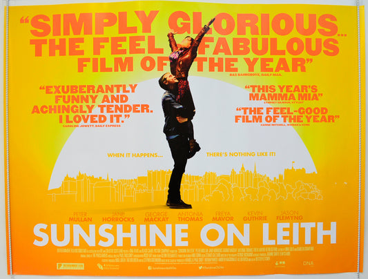 Sunshine On Leith Original Quad Poster - Film Poster - Movie Poster  