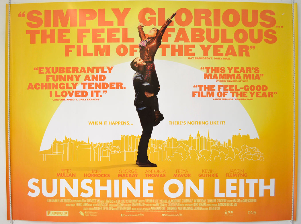 Sunshine On Leith   Original Quad Poster - Film Poster - Movie Poster 