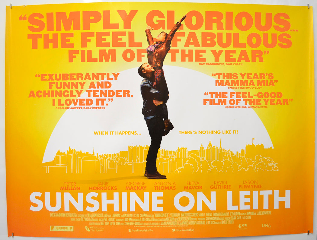 Sunshine On Leith  Original Quad Poster - Film Poster - Movie Poster