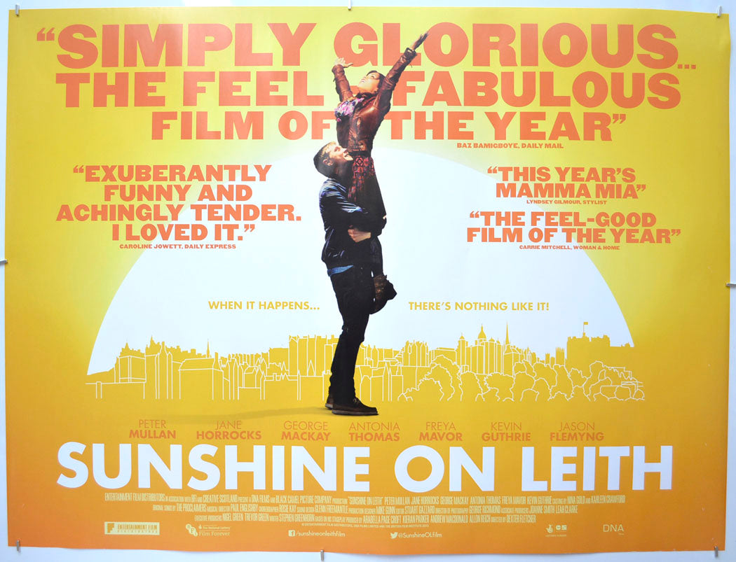 Sunshine On Leith  Original Quad Poster - Film Poster - Movie Poster