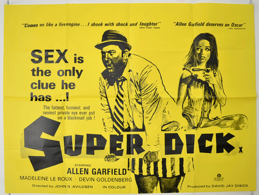 Super Dick  (a.k.a. American Oddballs)  Original Quad Poster - Film Poster - Movie Poster 