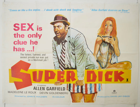 Super Dick  (a.k.a. American Oddballs)  Original Quad Poster - Film Poster - Movie Poster 