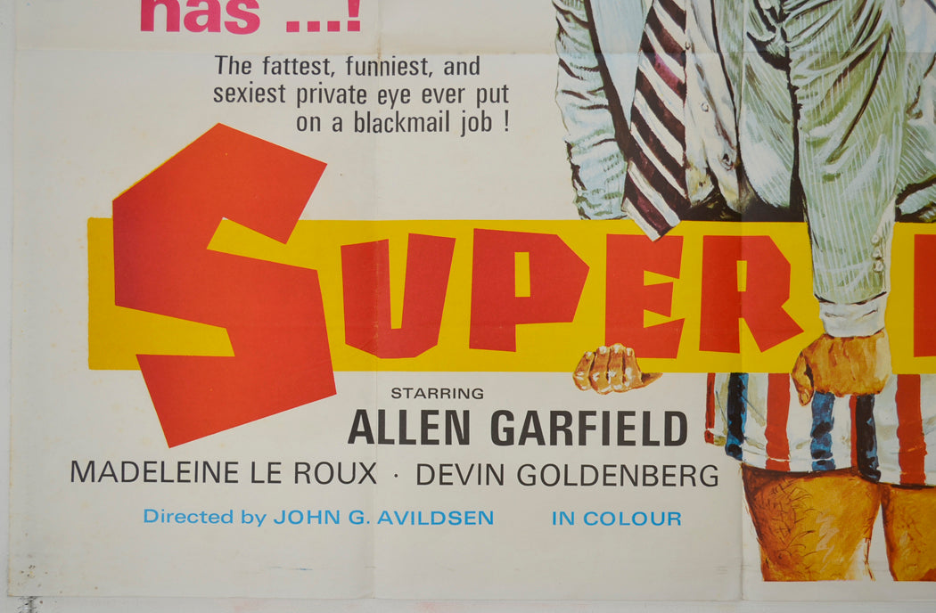 SUPER DICK (Bottom Left) Cinema Quad Movie Poster 